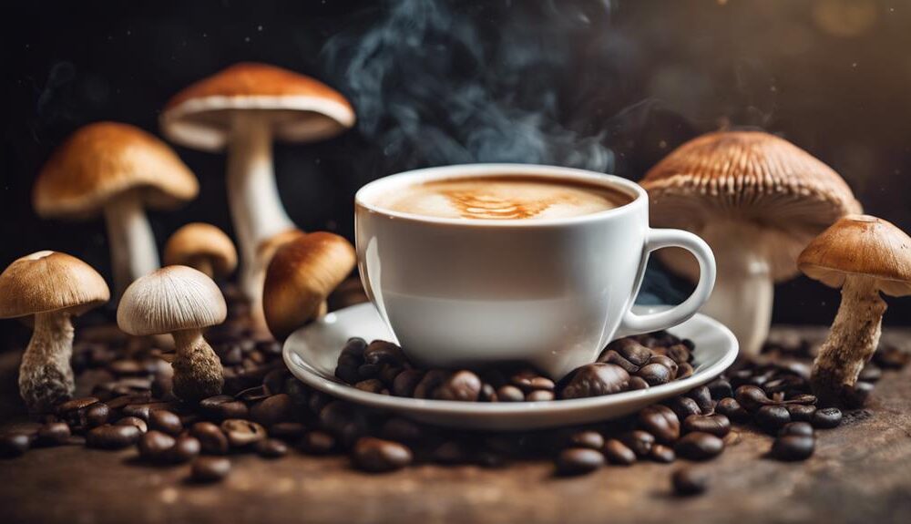 mushroom coffee morning boost