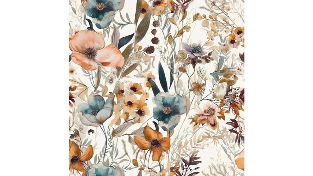 nature inspired boho wallpaper design