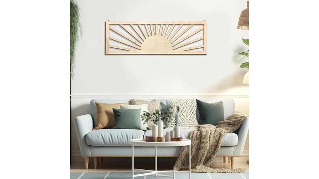 nature inspired wood wall decor