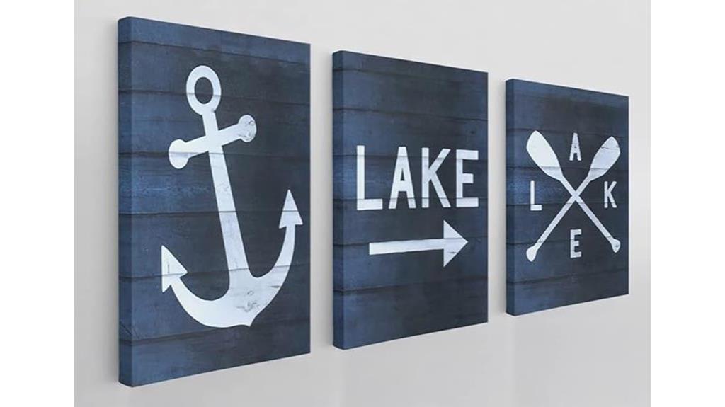 nautical lake theme art