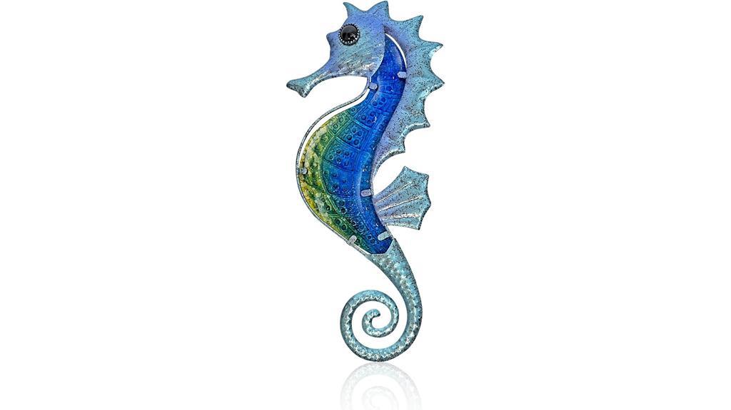 nautical seahorse wall decoration