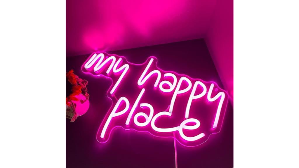 neon sign for wall