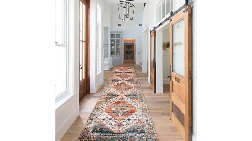 non slip washable boho rug