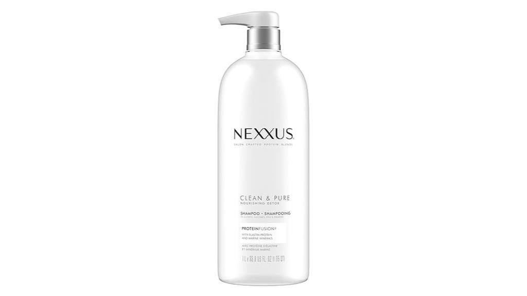 nourished hair with protein