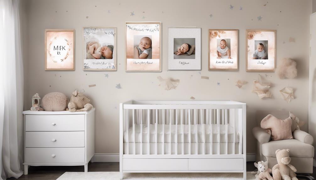 nursery wall decor selection