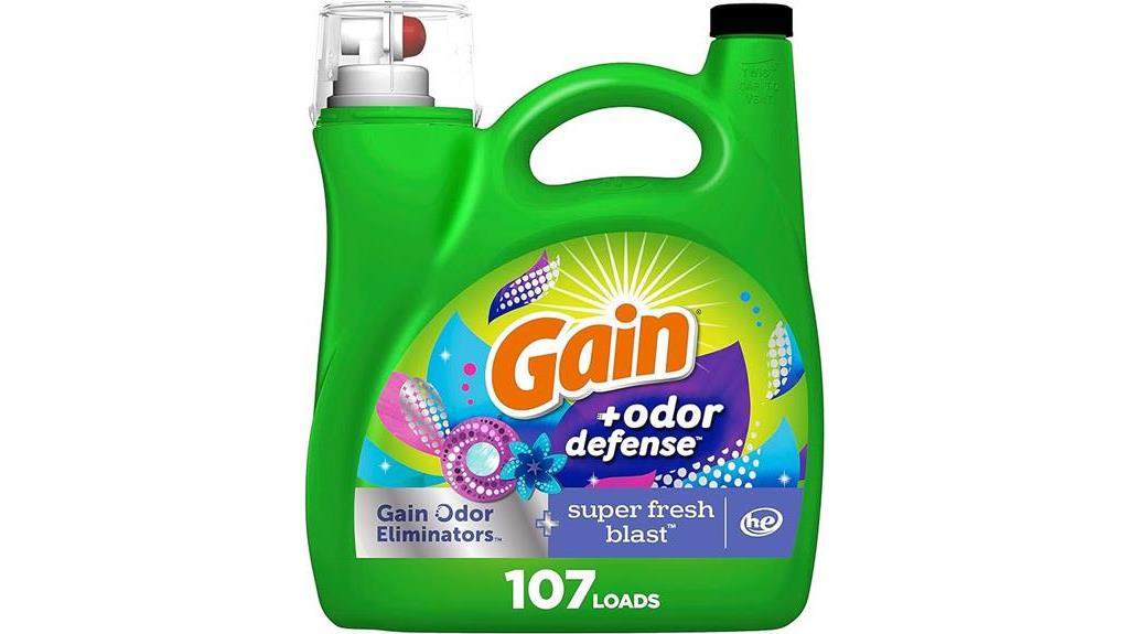 odor defense laundry detergent