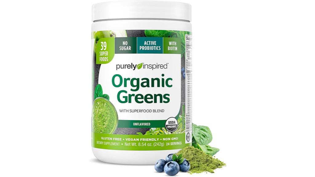 organic green smoothie mix