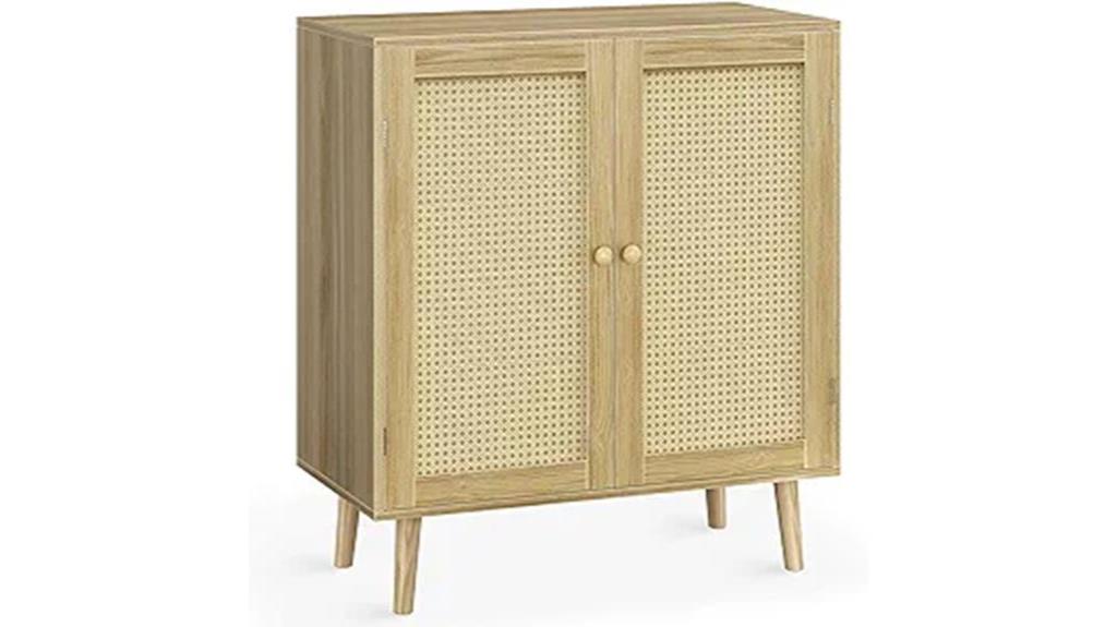 pe rattan storage buffet