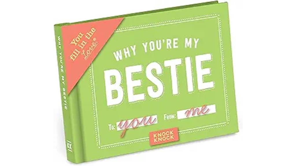 personalized best friend journal