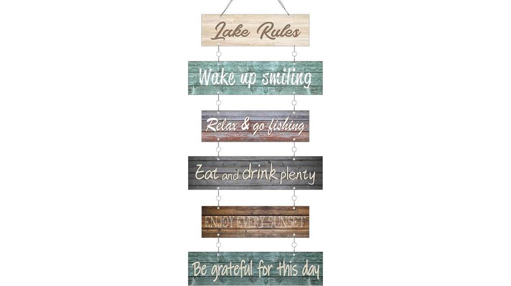 personalized lake house decor