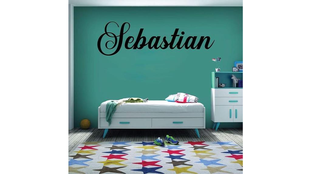personalized nursery wall decal