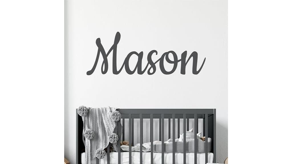 personalized nursery wall decoration