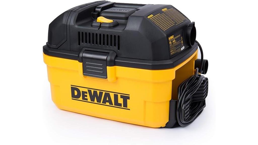 portable 4 gallon vacuum