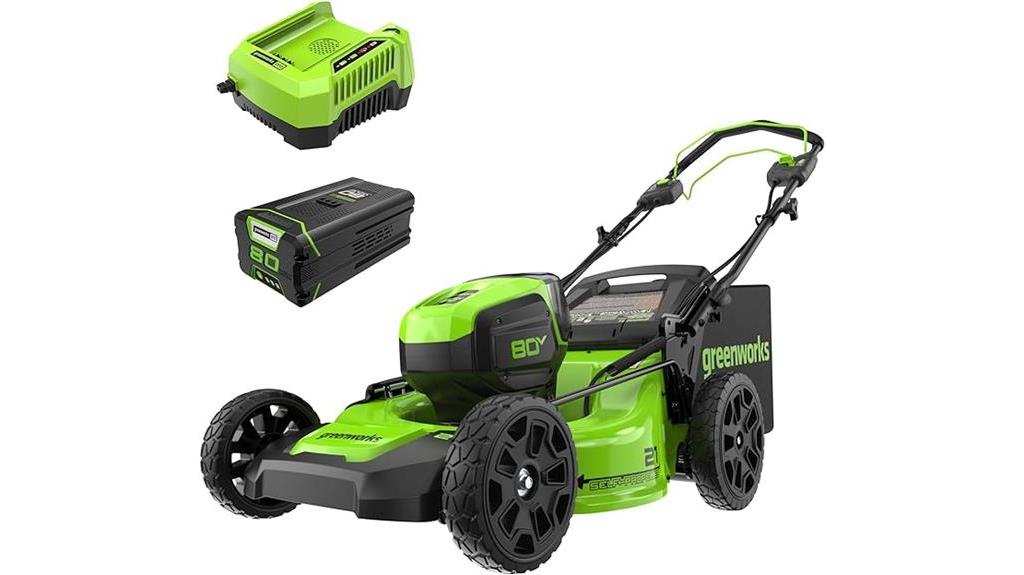 powerful cordless lawn mower