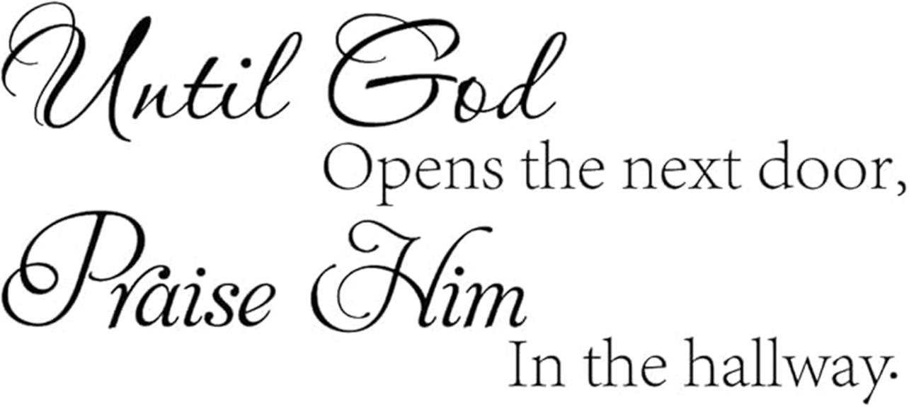 praise god in hallway