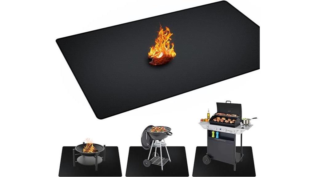 protective mat for grilling