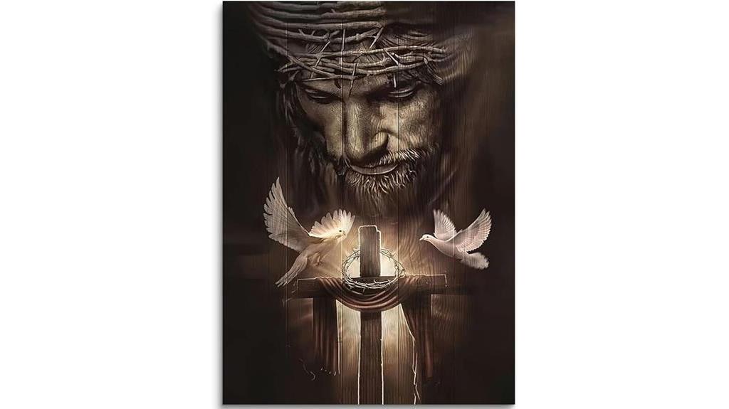 religious lion canvas art