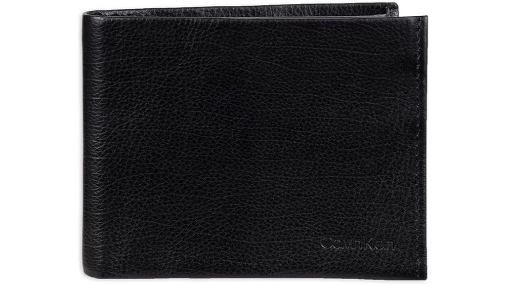 rfid protected leather wallet