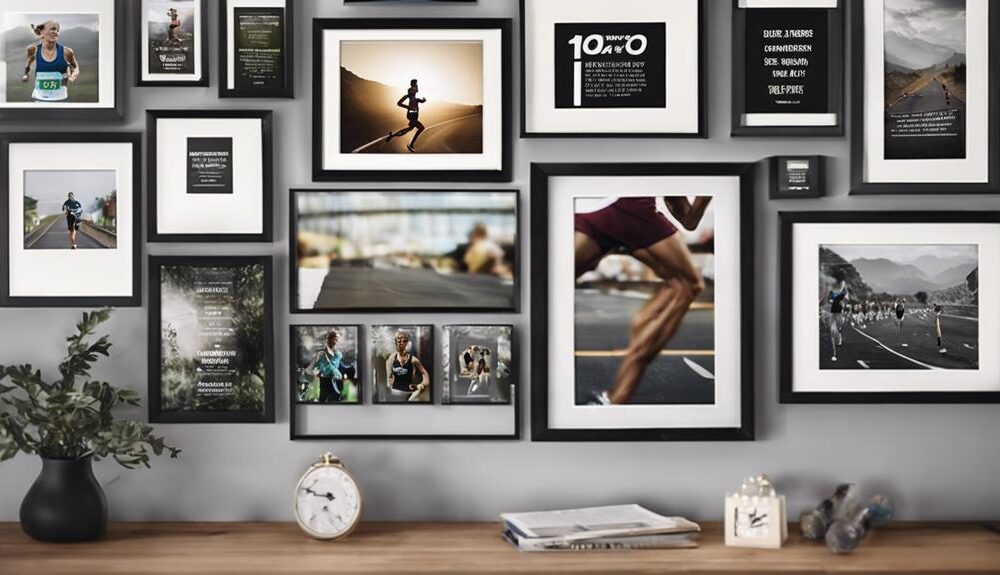 running wall decor inspiration