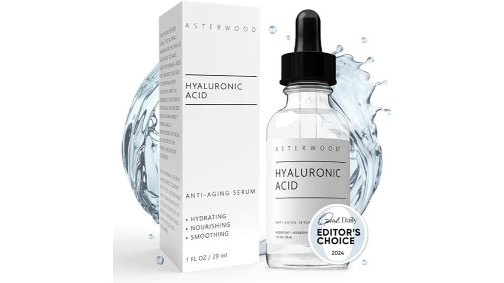 skin serum with hyaluronic acid