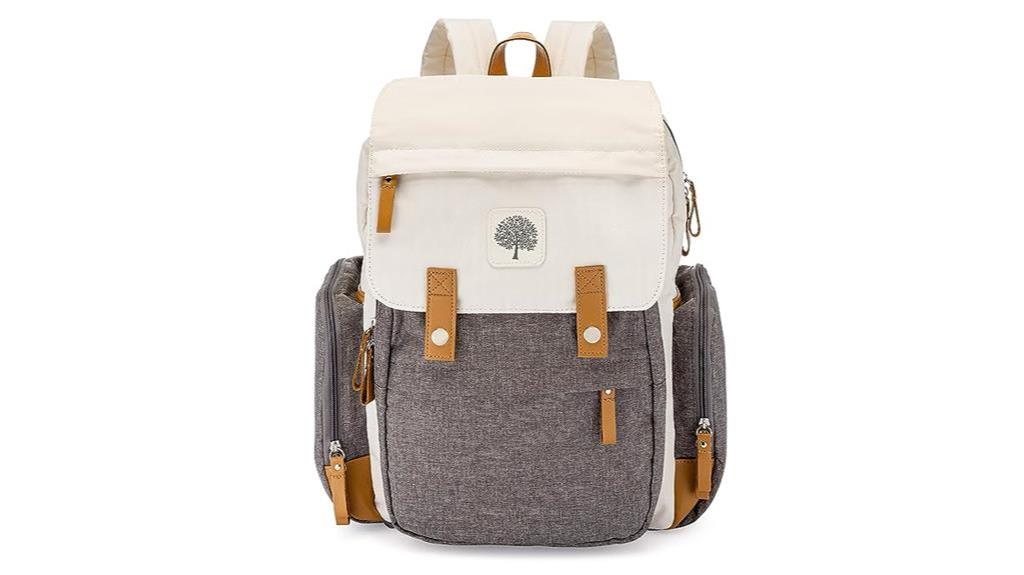 spacious diaper backpack design