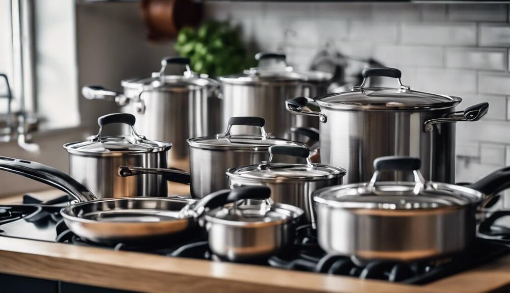 stainless steel cookware sets