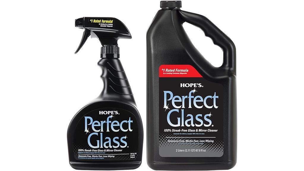 streak free glass cleaner