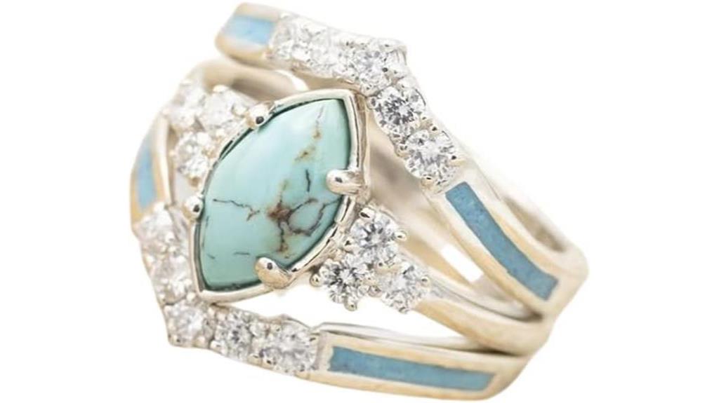 stunning pingyongchang turquoise rings