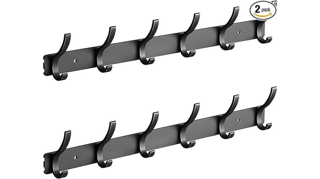 sturdy wall mounted coat rack