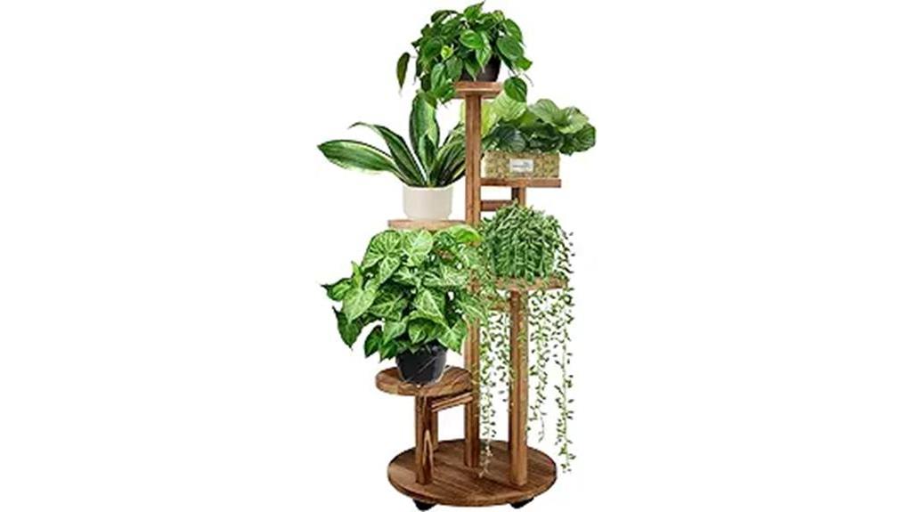 stylish 5 tiered tall stand