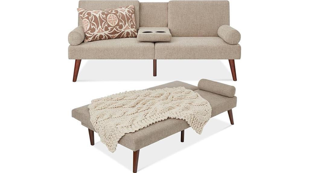 stylish and comfortable futon