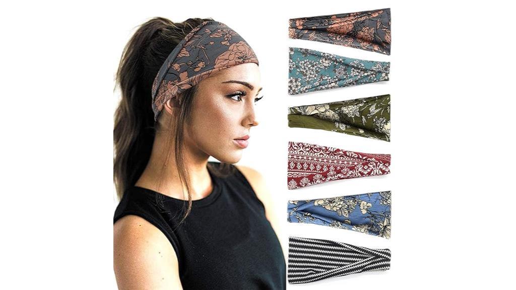 stylish boho headbands set