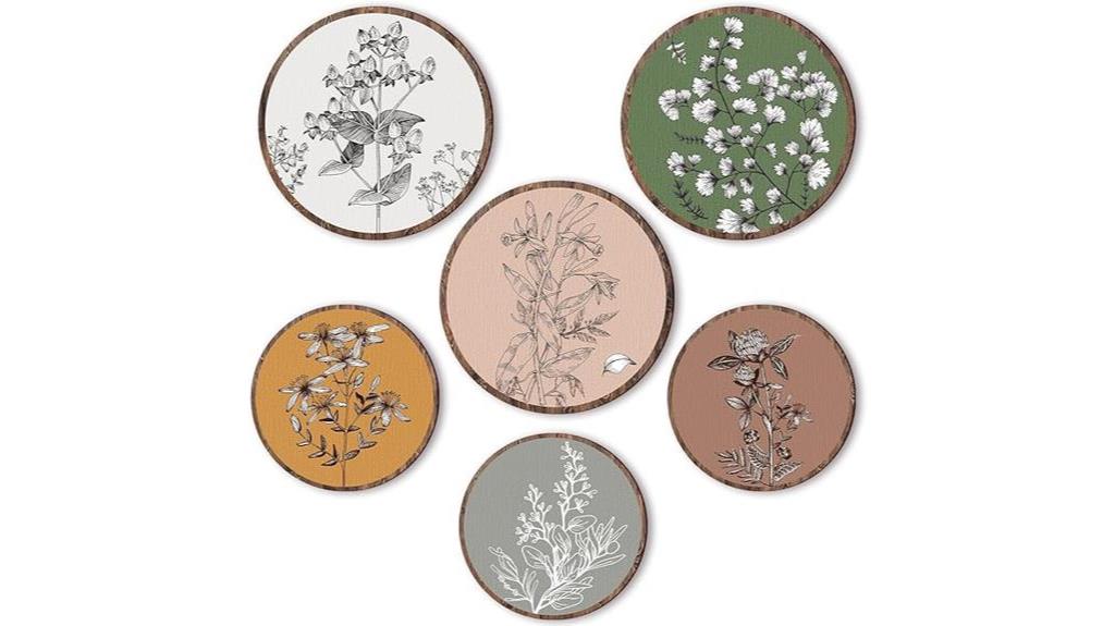 stylish boho plant prints