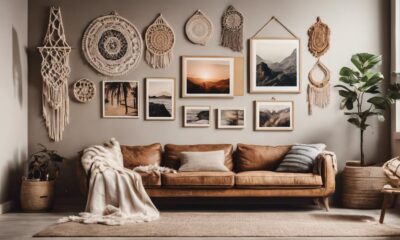 stylish boho wall decor