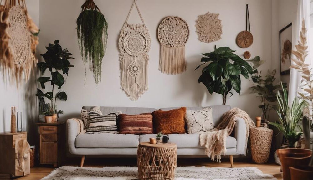 stylish boho wall decor