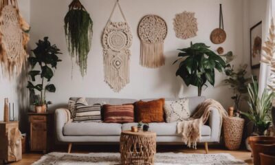 stylish boho wall decor