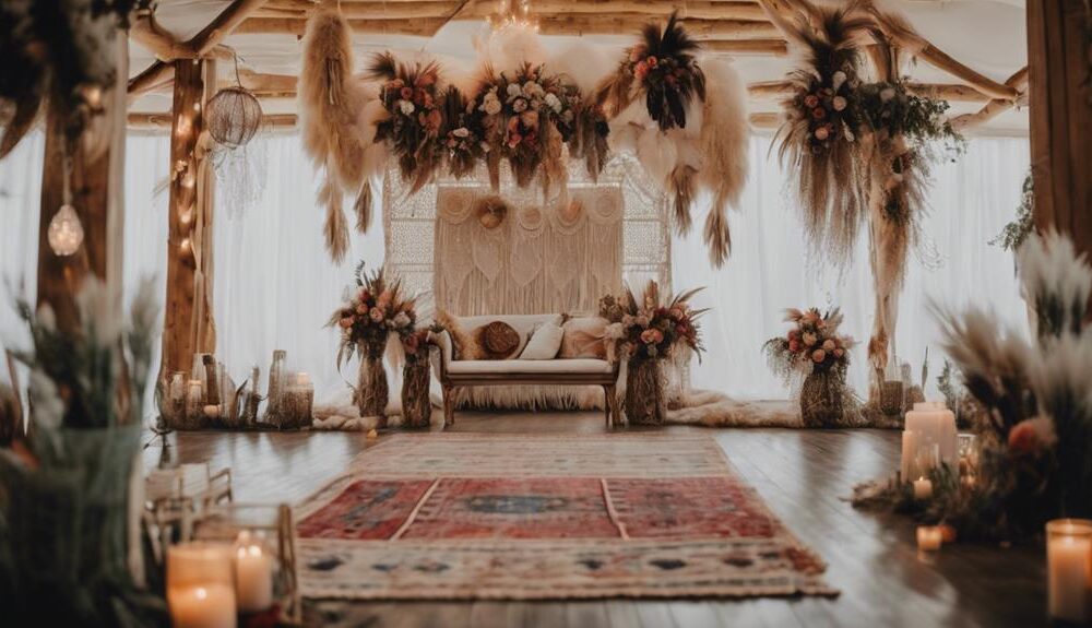 stylish boho wedding inspiration