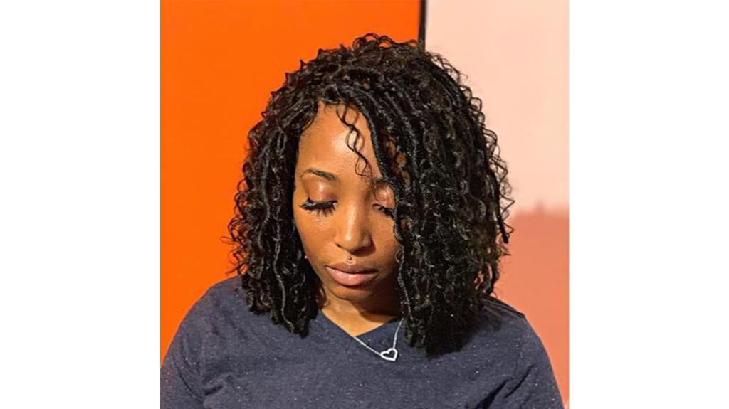 stylish crochet goddess locs