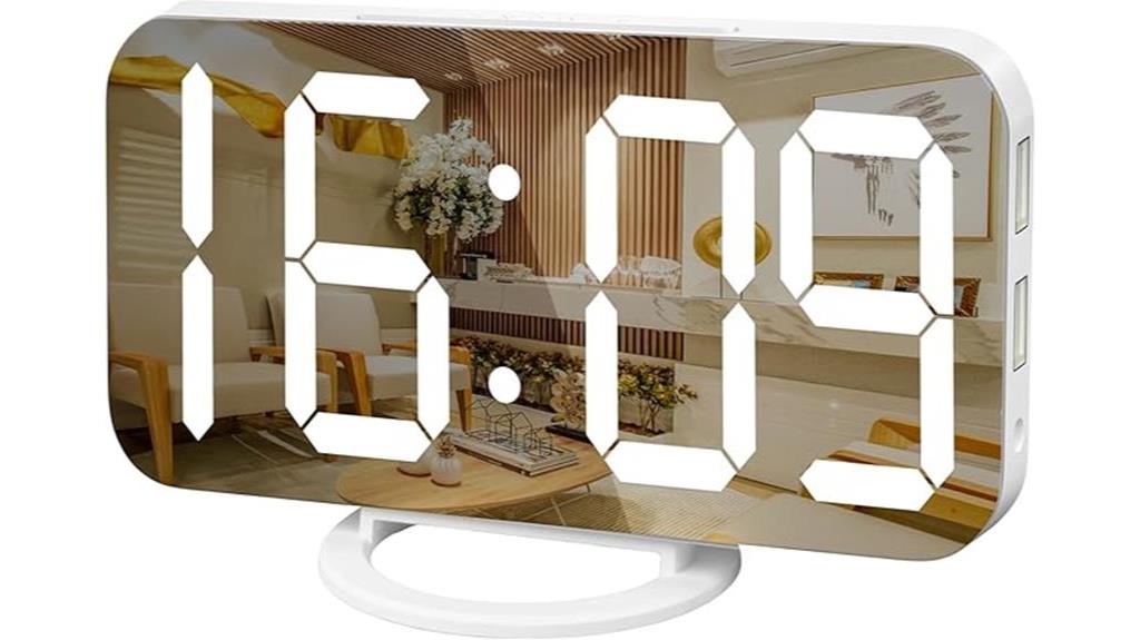 stylish digital alarm clock