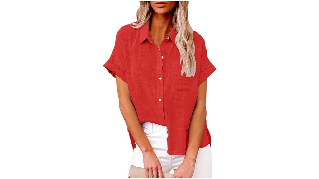 stylish linen shirts women