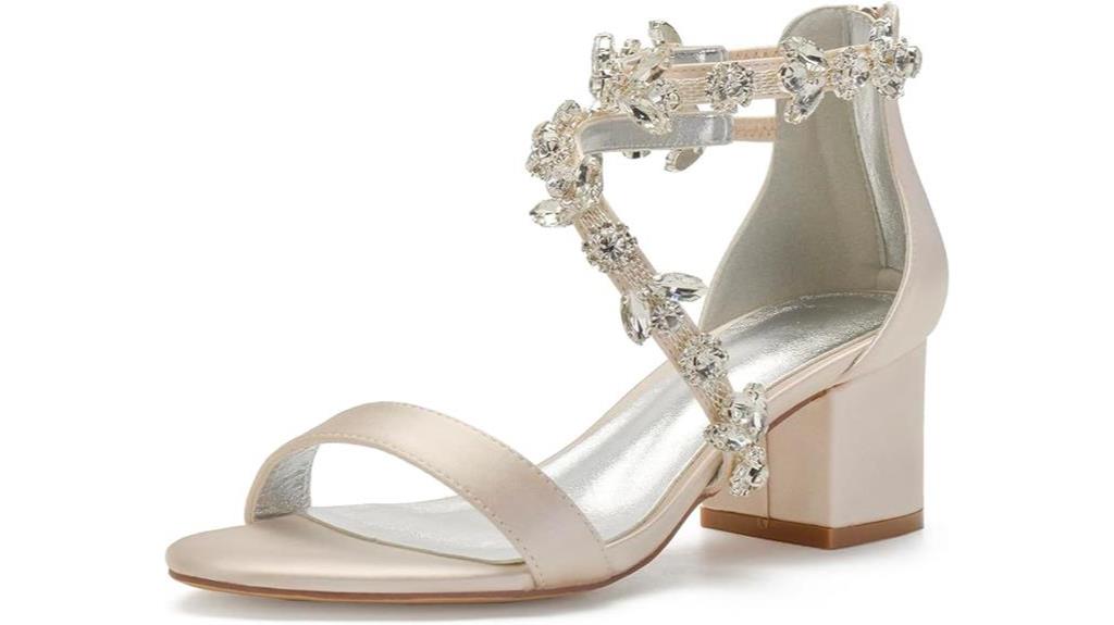 stylish low heel sandals