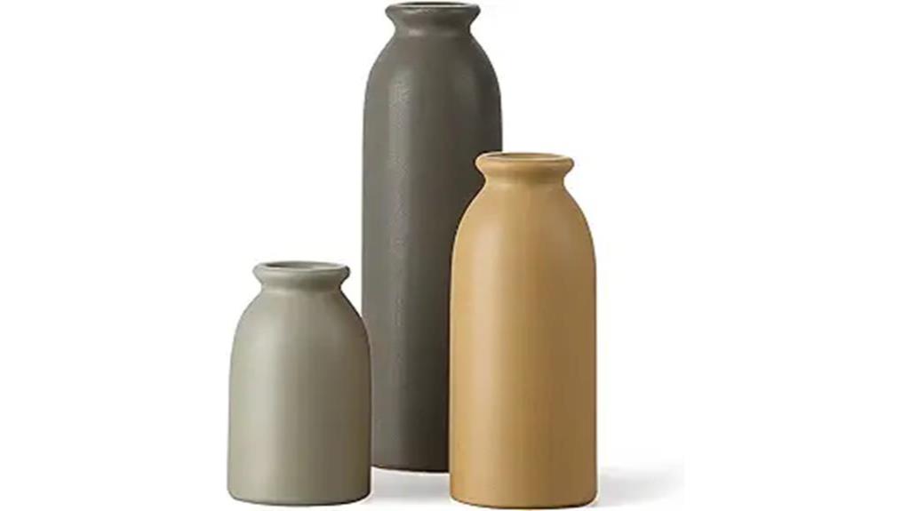 stylish matte ceramic vase