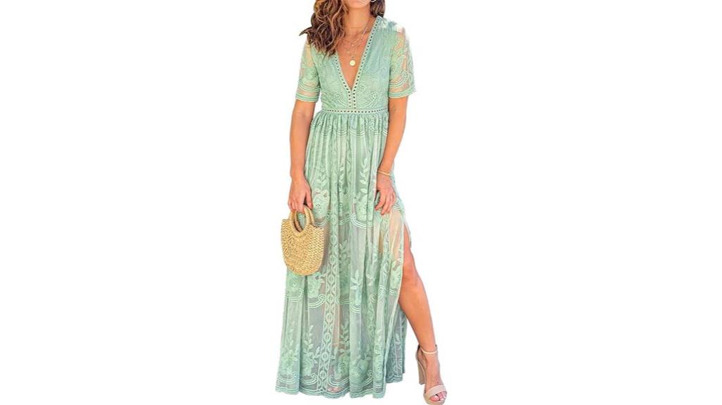 stylish mermaid lace dress