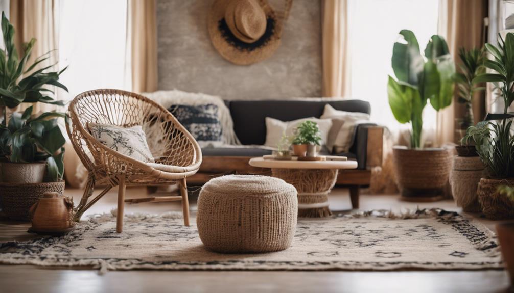 stylish modern boho decor