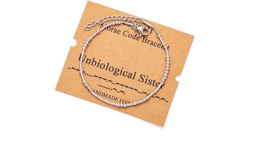 stylish morse code bracelets