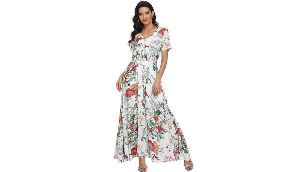 stylish retro floral fashion