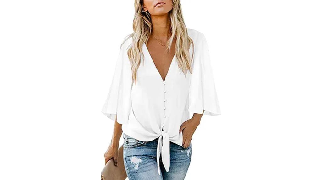 stylish tie knot top