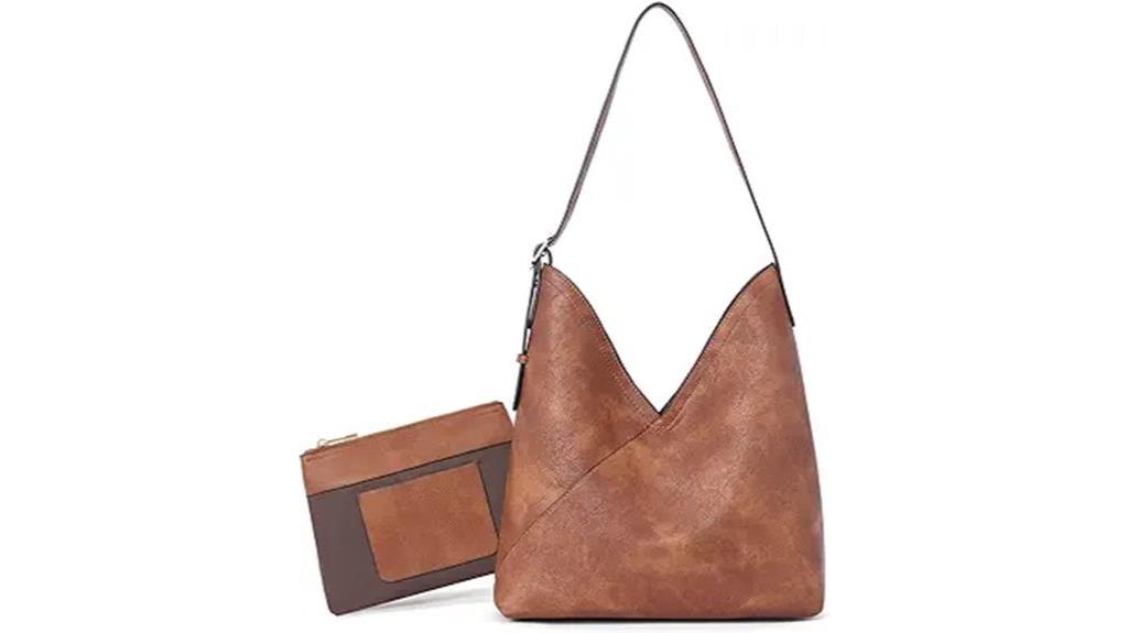 stylish vegan leather tote