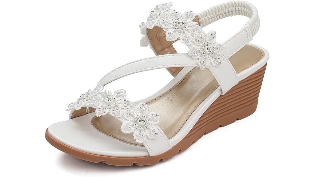 stylish wedge sandals for women
