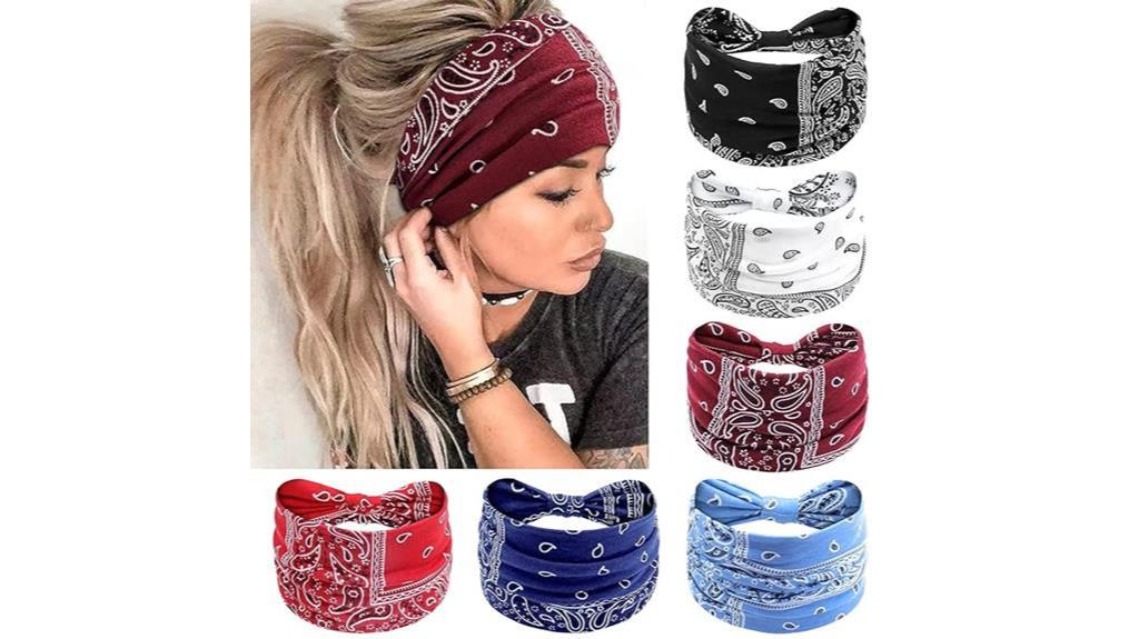 stylish wide turban headbands
